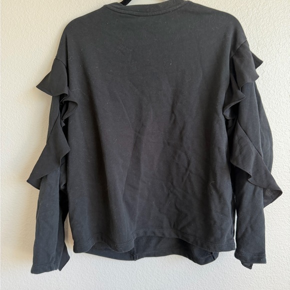 A New Day Black Crew Neck Top - Picture 3 of 4